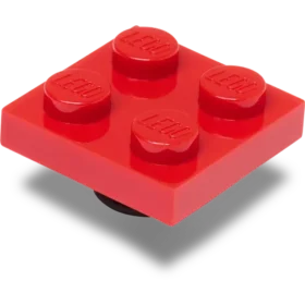 Lego® rode tegel 2×2 Jibbitz™ bedels