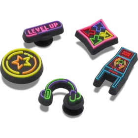 Level Up Gamer 5-pack Jibbitz bedels