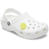 Lichtgevende gele voetbal Jibbitz™-bedels