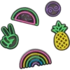 Lights up Fun 5-pack Jibbitz-schoenbedel Lights up Fun 5-pack Jibbitz-schoenbedel