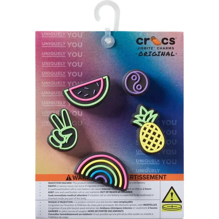 Lights up Fun 5-pack Jibbitz-schoenbedel Lights up Fun 5-pack Jibbitz-schoenbedel