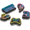 Lights up Neon Gamer 5-pack Jibbitz bedels Lights up Neon Gamer 5-pack Jibbitz bedels