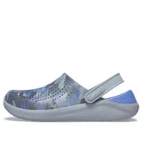 LiteRide-Clogs met camouflageprint “Blauw Grijs”