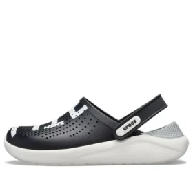 LiteRide-Clogs met logo “Zwart Wit”