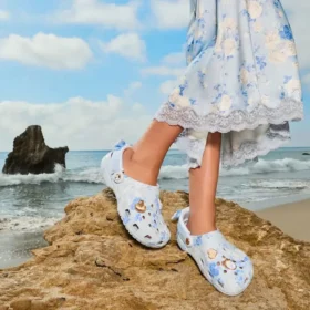 Loveshackfancy Blue Classic Clog