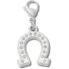 Lucky Silver Horseshoe Jibbitz bedel Lucky Silver Horseshoe Jibbitz bedel