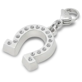 Lucky Silver Horseshoe Jibbitz bedel