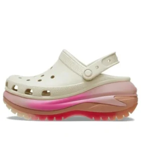 Mega Crush Color Dip Clog “White Pink”
