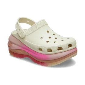 Mega Crush Color Dip Clog “White Pink”