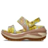 Mega Crush Retro Sandalen met bloemenprint “Vanilla Cork”