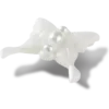 Meta Jelly White Butterfly Jibbitz™ bedels
