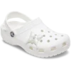 Meta Jelly White Butterfly Jibbitz™ bedels