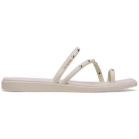 Miami-sandal met studs en teenlus Miami-sandal met studs en teenlus
