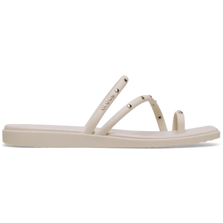 Miami-sandal met studs en teenlus Miami-sandal met studs en teenlus