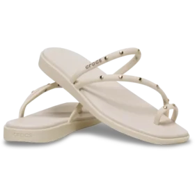 Miami-sandal met studs en teenlus Miami-sandal met studs en teenlus