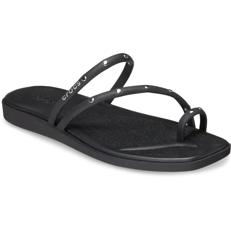 Miami-sandal met studs en teenlus Miami-sandal met studs en teenlus