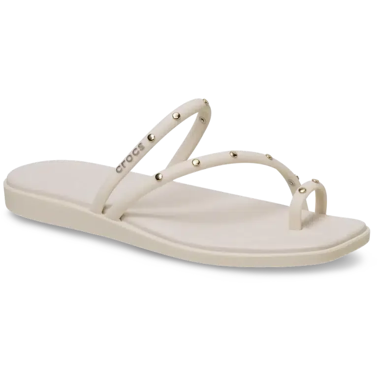 Miami-sandal met studs en teenlus Miami-sandal met studs en teenlus