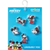 Mickey en Minnie PVC 5-delige set Jibbitz bedels