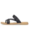 Minimalistische, comfortabele sportpantoffels zwart bruin