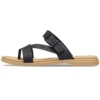 Minimalistische, comfortabele sportpantoffels zwart bruin