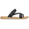 Minimalistische, comfortabele sportpantoffels zwart bruin