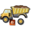 Myo-bouwvrachtwagen 5-pack Jibbitz bedels