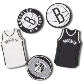 NBA Brooklyn Nets 5-pack Jibbitz bedels