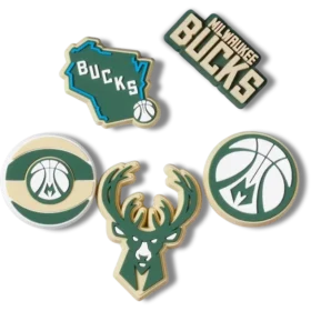 NBA Milwaukee Bucks 5-pack Jibbitz bedels