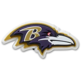NFL Baltimore Ravens-logo Jibbitz bedels