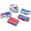 NFL Buffalo Bills 5-pack Jibbitz-schoenbedels NFL Buffalo Bills 5-pack Jibbitz-schoenbedels