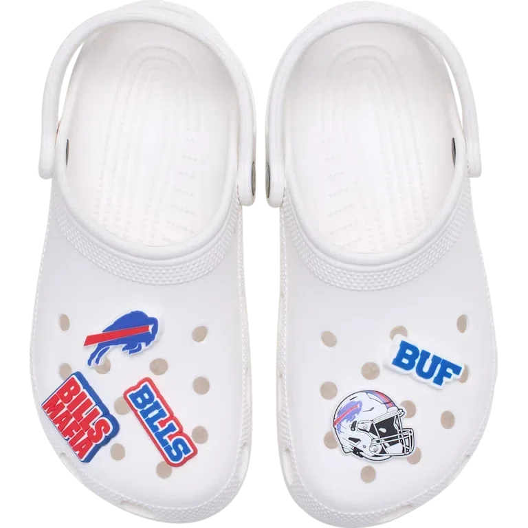 NFL Buffalo Bills 5-pack Jibbitz-schoenbedels NFL Buffalo Bills 5-pack Jibbitz-schoenbedels