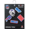NFL Buffalo Bills 5-pack Jibbitz-schoenbedels NFL Buffalo Bills 5-pack Jibbitz-schoenbedels
