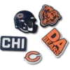 NFL Chicago Bears 5-pack Jibbitz schoenbedels NFL Chicago Bears 5-pack Jibbitz schoenbedels