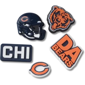 NFL Chicago Bears 5-pack Jibbitz schoenbedels
