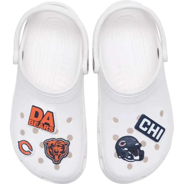 NFL Chicago Bears 5-pack Jibbitz schoenbedels NFL Chicago Bears 5-pack Jibbitz schoenbedels