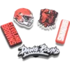 NFL Cleveland Browns 5-pack Jibbitz-schoenbedels NFL Cleveland Browns 5-pack Jibbitz-schoenbedels