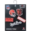 NFL Cleveland Browns 5-pack Jibbitz-schoenbedels NFL Cleveland Browns 5-pack Jibbitz-schoenbedels