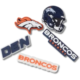 NFL Denver Broncos 5-pack Jibbitz-schoenbedels