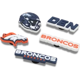 NFL Denver Broncos 5-pack Jibbitz-schoenbedels