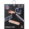 NFL Denver Broncos 5-pack Jibbitz-schoenbedels NFL Denver Broncos 5-pack Jibbitz-schoenbedels