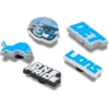 NFL Detroit Lions 5-pack Jibbitz-schoenbedels NFL Detroit Lions 5-pack Jibbitz-schoenbedels