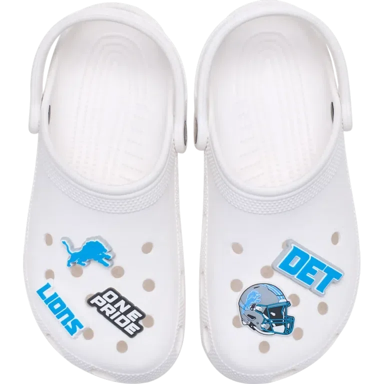 NFL Detroit Lions 5-pack Jibbitz-schoenbedels NFL Detroit Lions 5-pack Jibbitz-schoenbedels