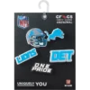 NFL Detroit Lions 5-pack Jibbitz-schoenbedels NFL Detroit Lions 5-pack Jibbitz-schoenbedels