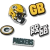 NFL Green Bay Packers 5-pack Jibbitz-schoenbedels NFL Green Bay Packers 5-pack Jibbitz-schoenbedels