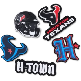 NFL Houston Texans 5-pack Jibbitz-schoenbedels