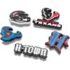 NFL Houston Texans 5-pack Jibbitz-schoenbedels NFL Houston Texans 5-pack Jibbitz-schoenbedels