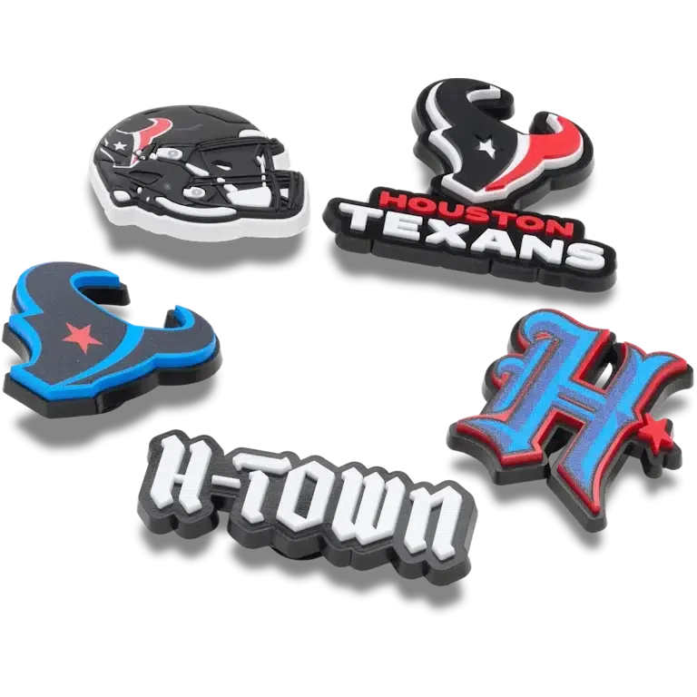 NFL Houston Texans 5-pack Jibbitz-schoenbedels NFL Houston Texans 5-pack Jibbitz-schoenbedels