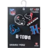 NFL Houston Texans 5-pack Jibbitz-schoenbedels NFL Houston Texans 5-pack Jibbitz-schoenbedels