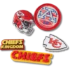 NFL Kansas City Chiefs 5-pack Jibbitz schoenbedels NFL Kansas City Chiefs 5-pack Jibbitz schoenbedels