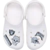 NFL Las Vegas Raiders 5-pack Jibbitz-schoenbedels NFL Las Vegas Raiders 5-pack Jibbitz-schoenbedels